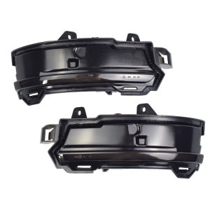 2x Dynamic LED Turn Signal Side Rearview Mirror Light For Land Rover Range Rover Evoque 2014-2018 Velar 2018 Discovery Sport