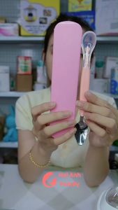 Thìa nạo hoa quả và rau củ cho bé ăn dặm có kèm hộp đựng cao cấp