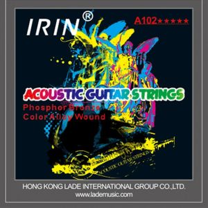 IRIN | 1/10 Pcs IRIN Acoustic Guitar Strings Stainless Steel Wire Copper Alloy Wound Strings Folk Guitar Strings Beginners Guitar Part