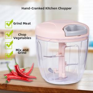 New Manual Garlic Crusher Mincer and Meat Grinder Hand-Pulled