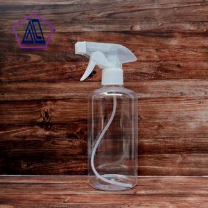 Botol Spray 500ml Br Kispray Bening - Botol Plastik 500ml - Botol Kispray Tutup Bening
