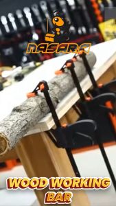 Nasara Wood Working Bar Quick Release F Clamps Plastic Clip Grip Clamp for Woodworking / Kepit Kayu / 木工夹子