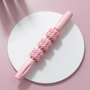 GUOQI | 4 Rows Flexible Spiky Massage Roller Childrens Muscle Relaxation and Stretching