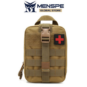 MENSPE Outdoor Waist Bag Men Multifunctional Hiking Bag Tactical Medical First Aid Kit Mountain Climbing Wilderness Survival Tool Waist Bag Large Lightweight Sports Mini Casual Camping Bag