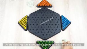 พร้อมส่งจากทม เกมเดสก์ท็อป หมากรุกสามเหลี่ยม หมากรุกสามเหลี่ยมโซ่ เกมฝึกสมอง ของเล่นเด็ก รุ่นใหม่