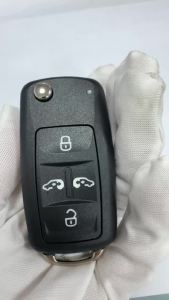 YOCASTY 433 MHz Remote Chìa Khóa Xe Ô Tô Fob Cho VW Volkswagen Sharan Multivan T5 Caravelle ID48 Ask 7N0837202K 7N0837202F 7N0837202AE