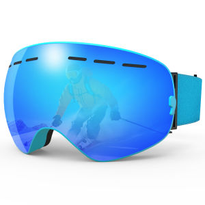 X-TIGER Ski Goggles Men Women Snowboard Glasses TPU UV400 Double Layers Lens Anti-Fog Snow Goggles Winter Mountaineering Glasses