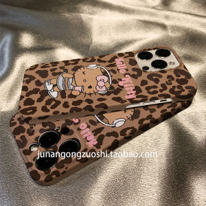 Cute Kitty Creative Phone Case Leopard Print Anime Girl Heart for iPhone 17 pro Max Apple 17 New Model High Aesthetic Personality Match