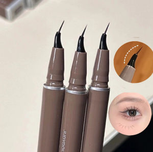 JUDYDOLL Ultra-fine Liquid Eyeliner Skinny Curved Brushwork ยาวนานกันน้ํา Anti Shake แห้งเร็ว Slim ขยายตา