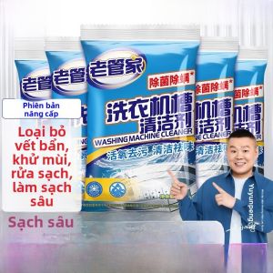 MONLEYTA | Pha lê rửa máy giặt tự động mạnh mẽ kháng khuẩn bột oxy hóa chuyên dụng cho lồng giặt