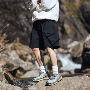 Loose Fit Outdoor Workwear Shorts Mens Summer New Style American Design Thin Lightweight Student Five Pocket Shorts