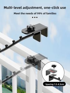 XUANG | Clothes Drying Wonder Window Rail Hook Rack