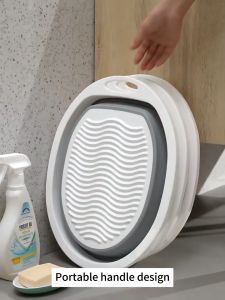 Collapsible Basin Home With Washboard one Laundry Basin Large Student Dormitory Washing Basin Travel