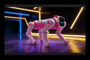 RC Robotic Dog with remote and voice control
