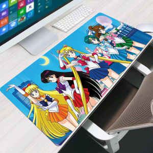 Bandai | Anime Mouse Pad Notbook Gamer Keyboard Pad kawaii S-Sailor Moons NonSlip Rubber Extended Office Computer Desk Mat Gamer MousePad