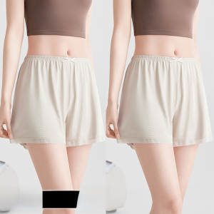 miiow | Cat Woman Safety Pants Womens Thin Ice Silk Loose Summer Bottoms Invisible Shorts Casual Wear Polyester Spandex Blend