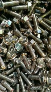 <set 100 chiếc> bu long M6X20 long đen liền mạ hợp kim 7 màu  bulong máy bơm nước