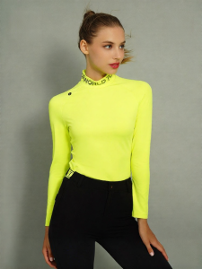 EUROPEAN TOUR | Warm and Comfortable Stand Collar Womens Long Sleeve T-Shirt