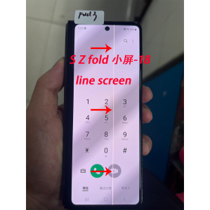Touch Screen Digitizer Assembly With Frame AMOLED Defect LCD For Samsung Galaxy Z Fold3 F926B Small Display