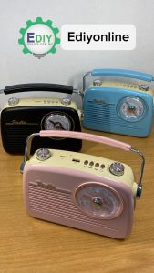 PORTABLE RECHARGEABLE CLASSICAL SUPPORT USB TF CARD BLUETOOTH AM FM SW RADIO SPEAKER MUSIC PLAYER RECEIVER VINTAGE RETRO 收音机