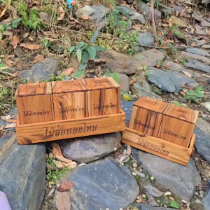 ที่ใส่เครื่องเคียง ที่ใส่เครื่องปรุง ทำจากไม้สักแท้ กล่องใส่เครื่องปรุง กล่องใส่เครื่องเคียง มีที่จับ ฝาเปิด เหมาะสำหรับวางเสริฟตามโต๊ะ ตกแต่งร้าน ทนทาน ใช้งานง่าย