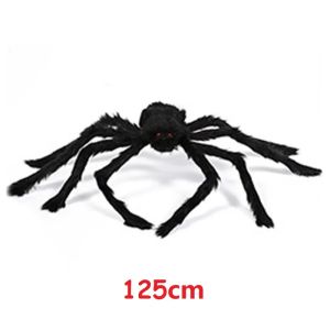 Halloween Enormous Spider Web Decorations Outdoor Large Triangular SpiderwebBlack/Colorful SpiderYard Lawn Party Haunted House