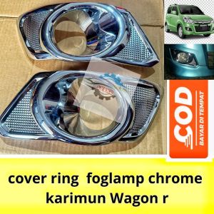 cover ring foglamp Karimun Wagon R chrome