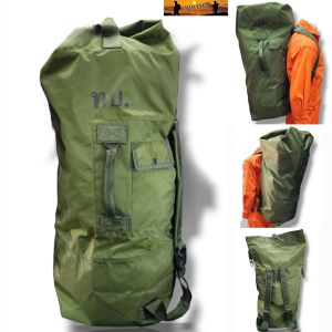 ถุงทะเล ทบ ถุงทะเลทหาร กระเป๋าใบใหญ่ จุ 90 ลิตร สะพายได้/หิ้วได้ เขียว