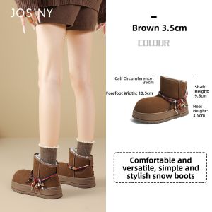 Josiny | Insulated Anti-slip Snow Boots Furry Insole