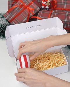 Tất Vớ Nam Nữ Gân Trơn Cổ Cao Đỏ Trắng UPPER YOU Cotton Tự Nhiên Kẻ Sọc Thời Trang Dày Dặn Êm Ái Extra Soft - BSF4002