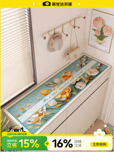 ผ้าปูโต๊ะกันกระแทกสำหรับตู้รองเท้า Meisda ดีไซน์เรียบง่ายแบบป้องกันการซักได้ แผ่นรองสำหรับเคาน์เตอร์เครื่องดื่ม ห้องน้ำ จุดเข้ามาในบ้าน แผ่นรองสำหรับตู้เสื้อผ้า ชิ้นส่วนที่ปรับแต่งได้