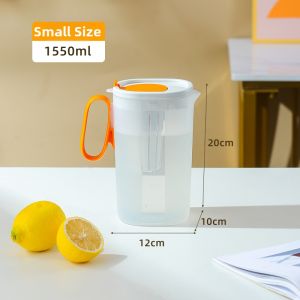 Large Capacity Durable Plastic Cold & Infusion Water Jug with Filter