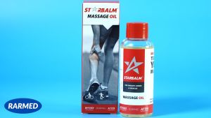 Dầu xoa bóp Starbalm Massage Oil 50ml - Before & After làm ấm tăng lực giảm đau