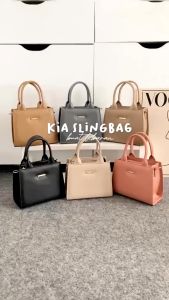 Kia Slingbag Tas Selempang Wanita Korean Warna Soft Terbaru Kekinian