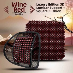 ZHIYADU | Cool Wooden Bead Car Seat Cushion