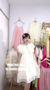 Váy bầu công sở thiết kế - đầm bầu mùa hè mát đẹpfree size 43-68kg