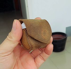 Bao da Airpods 4 Airpods 4 ANC Ap 4 Ap 4 hổ vằn da thật thủ công Handmade (đồ da thủ công)
