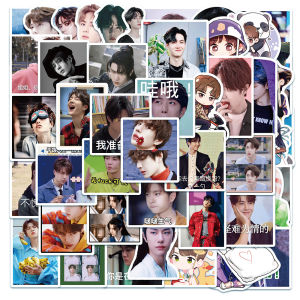 Bojun Yixiao Xiaozhan Wang Yibo Peripheral Hand Ledger Sticker Mobile Phone Computer Material Luggage Stickers Waterproof Postcard