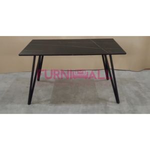 Furnimall Stylish Modern Wood Dining table Cafe Restaurant Table Meja Makan Dining Table 桌子 餐桌