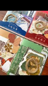 86pcs Vintage DIY Material Papers Mixed Stickers & Papers For Scrapbook Journal Decoration Set 86 件手账复古素材包