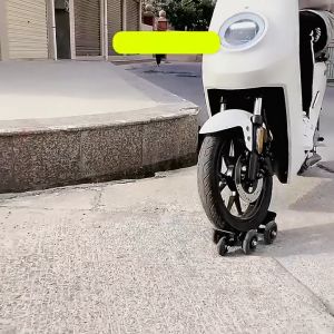 1Pcs Portable Motorcycle Moving Trailer Flat Tire Booster for Electric Bike Motorbike Roadside Self-help