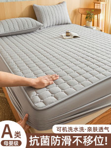 Thickened Cotton Encasement Bed Canopy Mattress Protector Full Wrap Waterproof Urine Proof Bedding Cover Universal for All Seasons