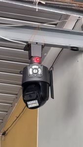 V380 PRO Q33S Dual Lens outdoor cctv camera wifi connect to cellphone IP security cameras waterproof 360 wireless support Night vision model full color motion detection PTZ control cameras two way audio