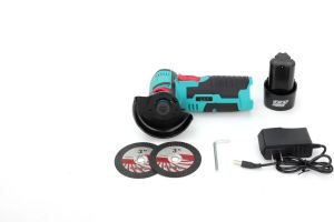 HILDA 12V Miniature Rechargeable Mini Angle Grinder with Battery Cutting Blade Polishing Grinder for Cutting Diamond Cordless