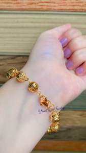 GELANG XUPING BOLA FULL KAIT ANTI KARAT ANTI LUNTUR