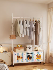 Meisda Floor Mounted Multi-Functional Clothes Hat Rack Integrated Entrance Bedroom Home Use Mobile Iron Shoe Cabinet 2025 New Model