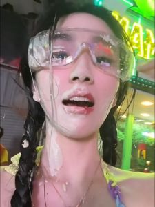 แว่นกันน้ำ กันฝน กันฝุ่นละออง สีใส แว่นสงกรานต์ 1 ชิ้น แว่นตาป้องกัน