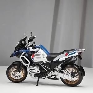 1:12 Scale BMW R1250 GS Alloy Motorcycle Model Light & Sound Effect Diecast Car Toys for Boys Birthday Gift Kids Toys Ca
