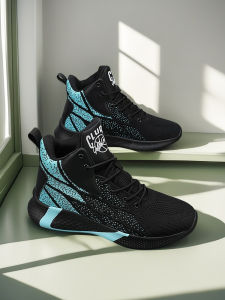 Breathable Large Boys Basketball Sports Shoes High Top