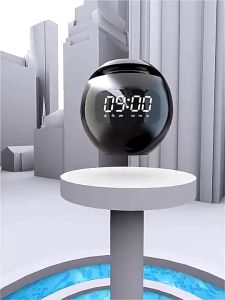 Loa bulutooth đồng hồ k dây mini bass thẻ nhớ báo thức GrownTech K12 tròn led đổi màu âm thanh sống động